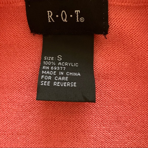 Softest sweater ever in peach-melon with cowl neck - Picture 7 of 9